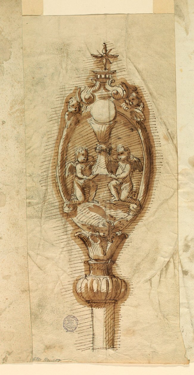 Crest of a Processional Staff av Unknown artist