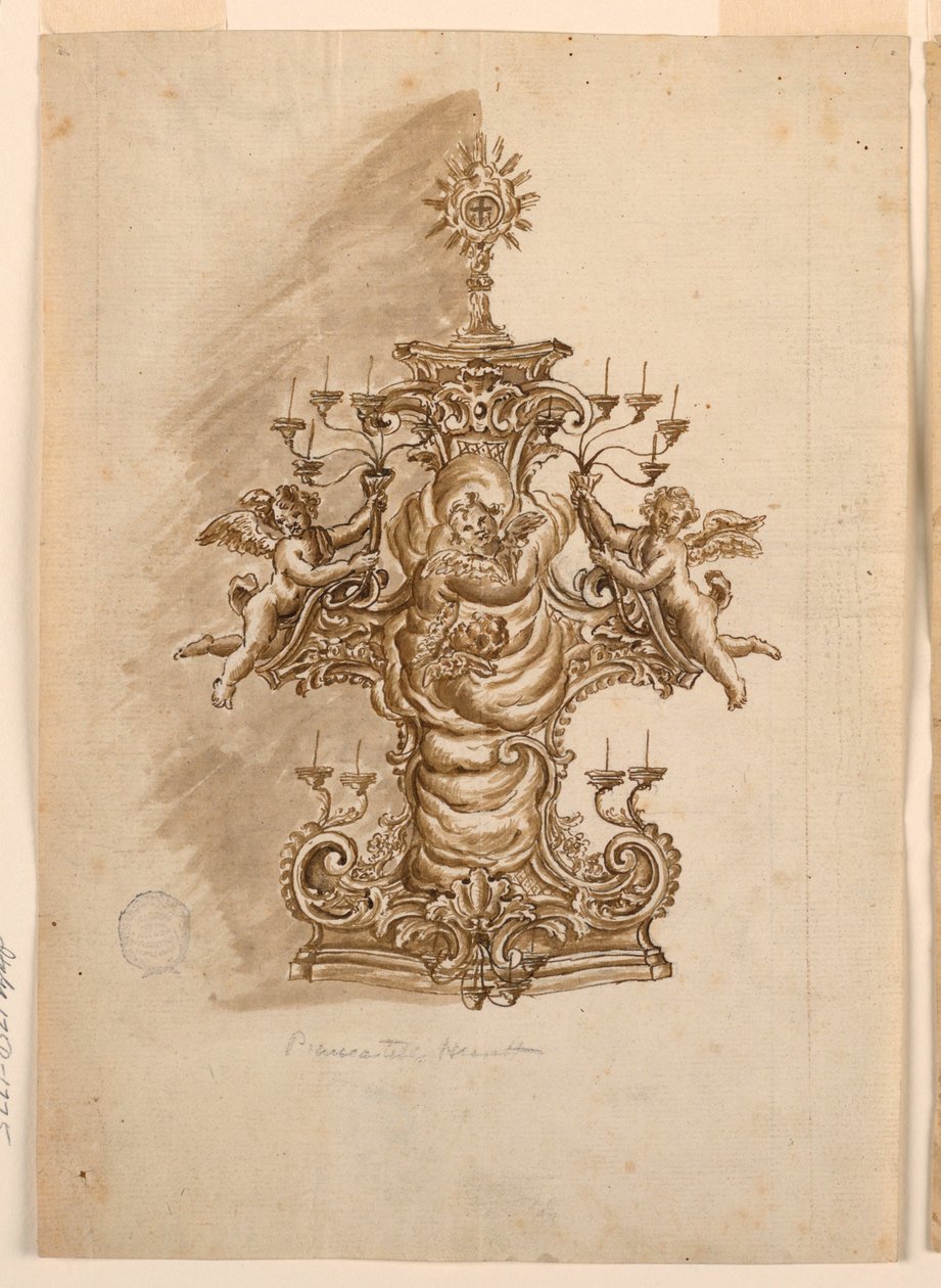 Design for en Monstrans av Unknown artist