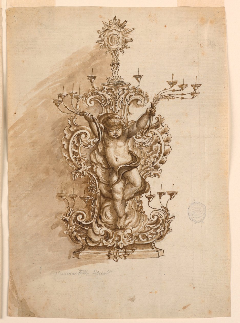 Design for en Monstrans av Unknown artist