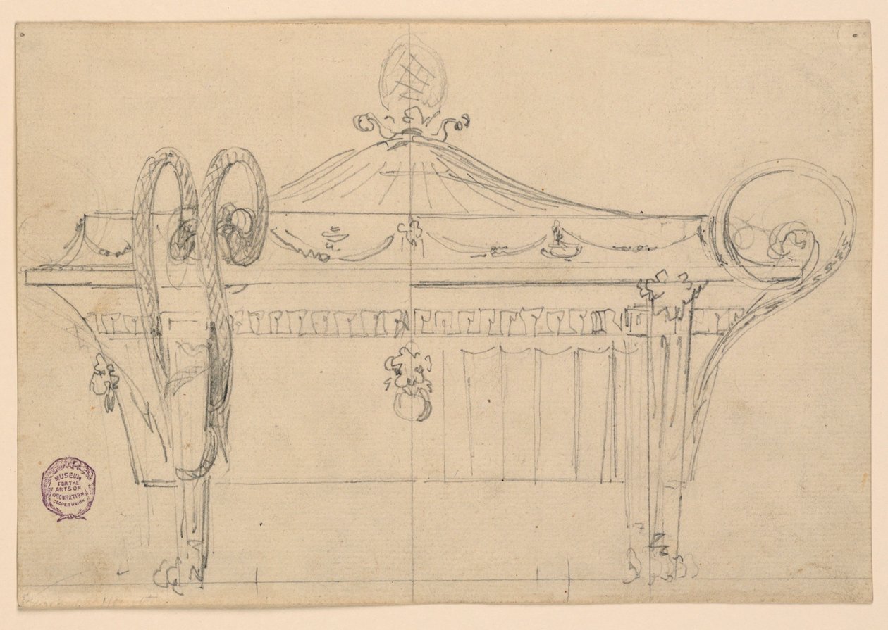 Design for en terrin av Unknown artist