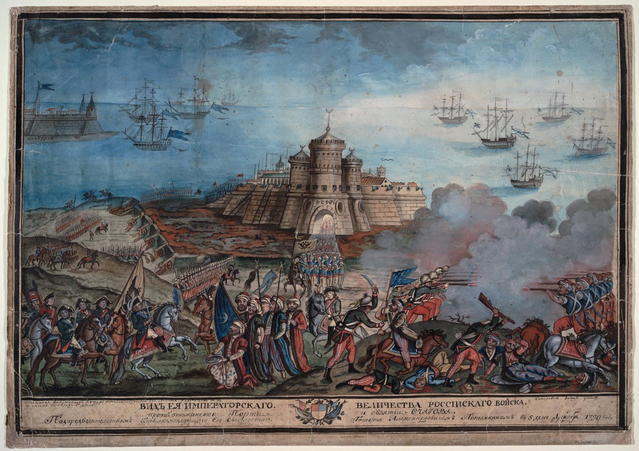 Russisk-tyrkisk krig 1787-1792 - Russisk-tyrkisk krig av Unknown