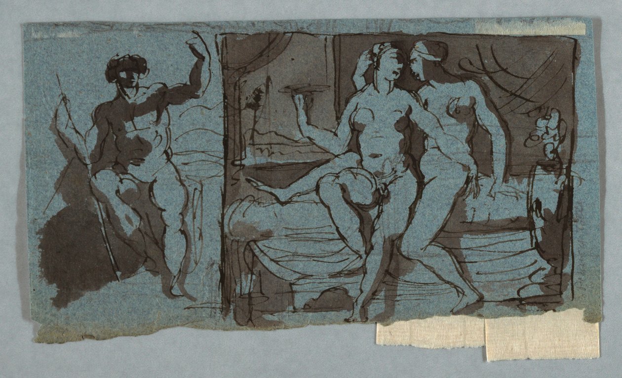Paris, Zevs på besøk i Callisto av Unknown artist