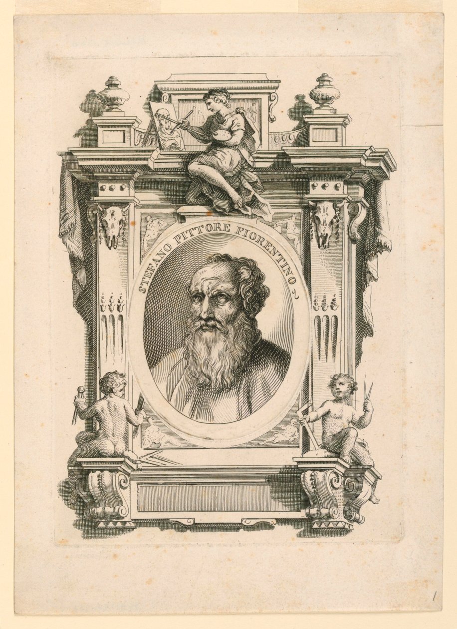 Portrett av Stefano Fiorentino av Unknown artist