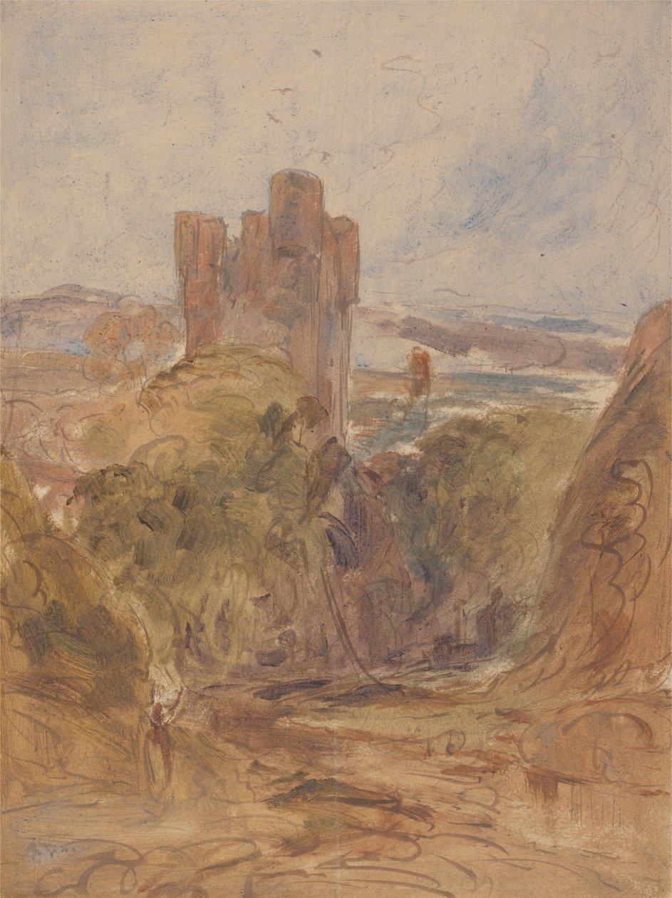 Tantallon Castle (?), en studie av Unknown artist