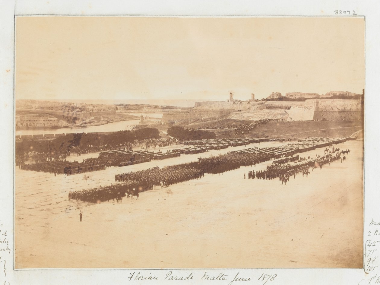Florian Parade, Malta, juni 1878 av Unknown photographer