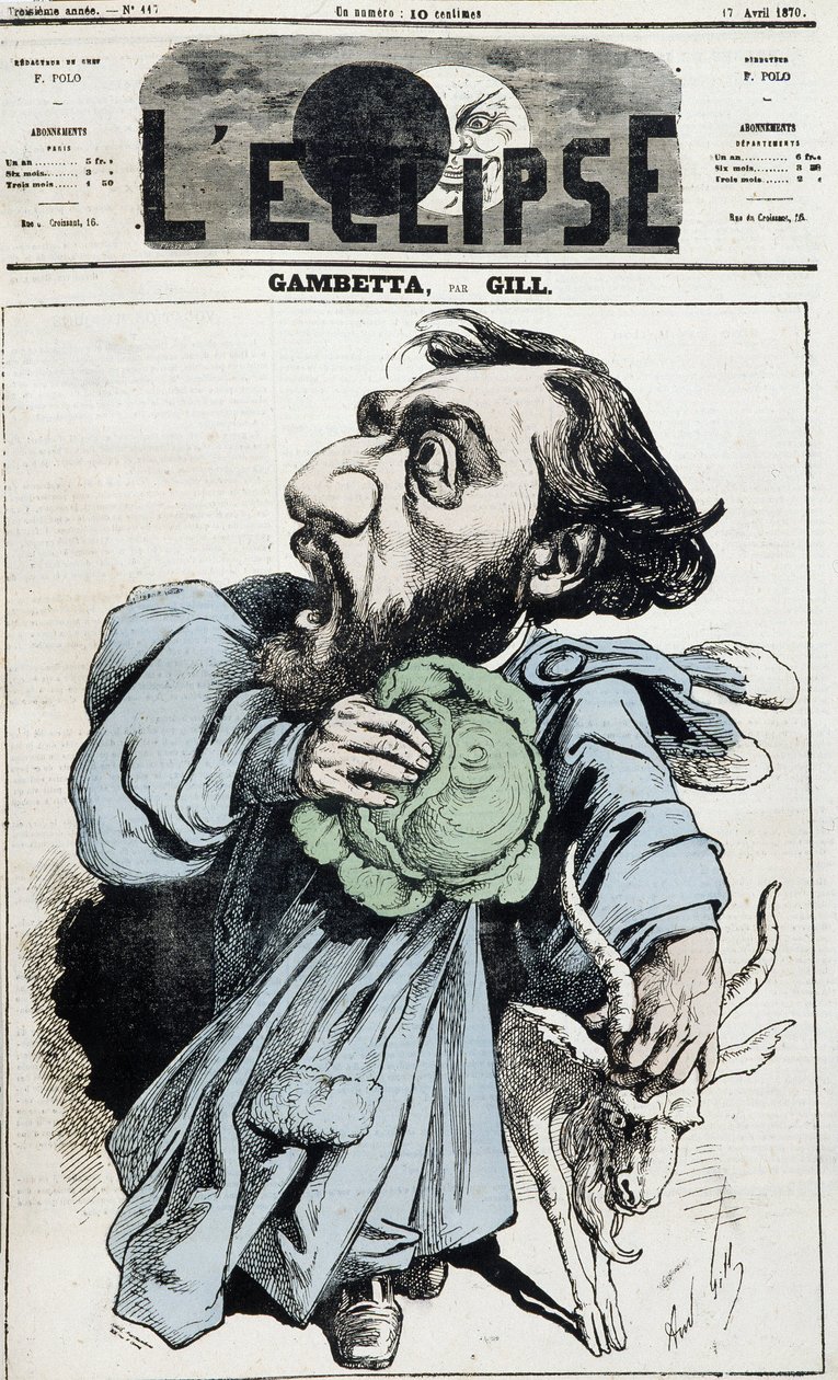 Leon Gambetta i 1882. av Unknown photographer