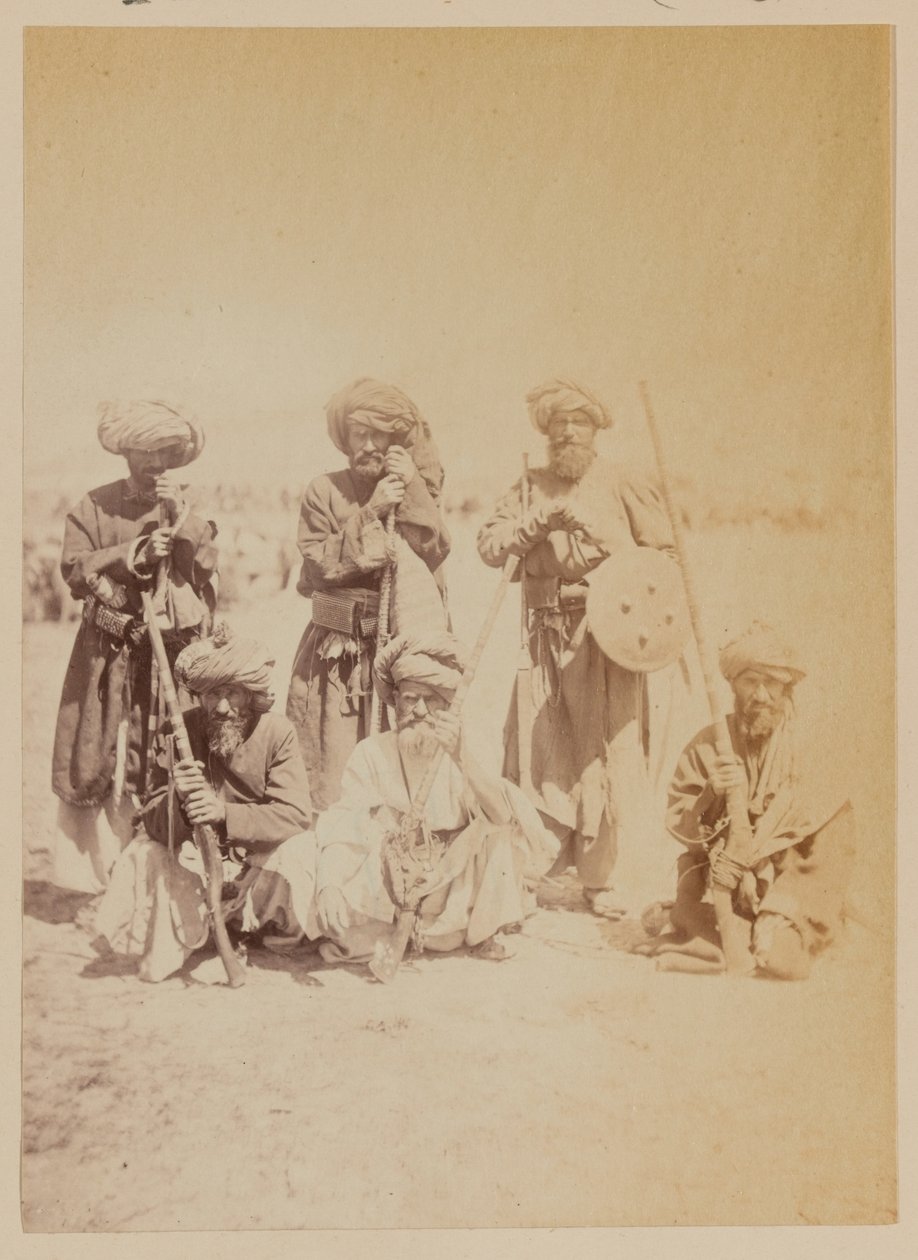 Pathan stammemenn av Unknown photographer