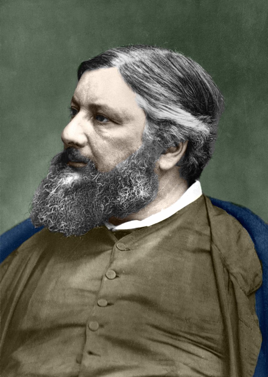 Portrait of Gustave Courbet (1819-1877). av Unknown photographer