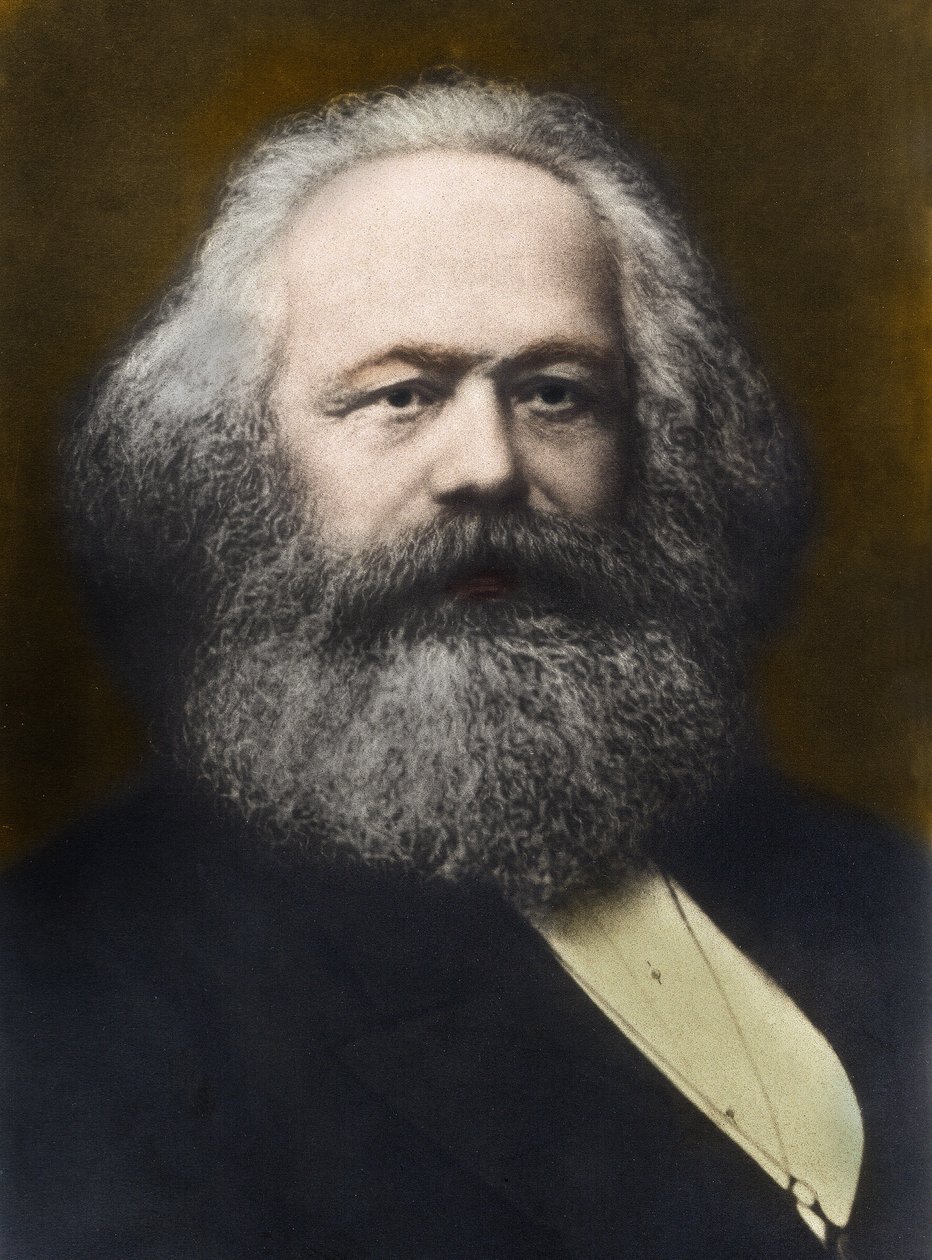 Portrait of Karl Marx (1818-1883) 1878 av Unknown photographer