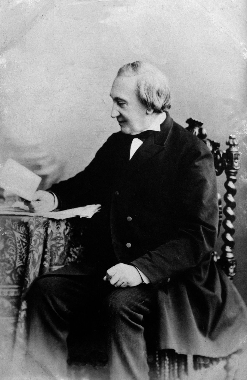 Portrett av Robert Franz (s/hv-bilde) av Unknown photographer