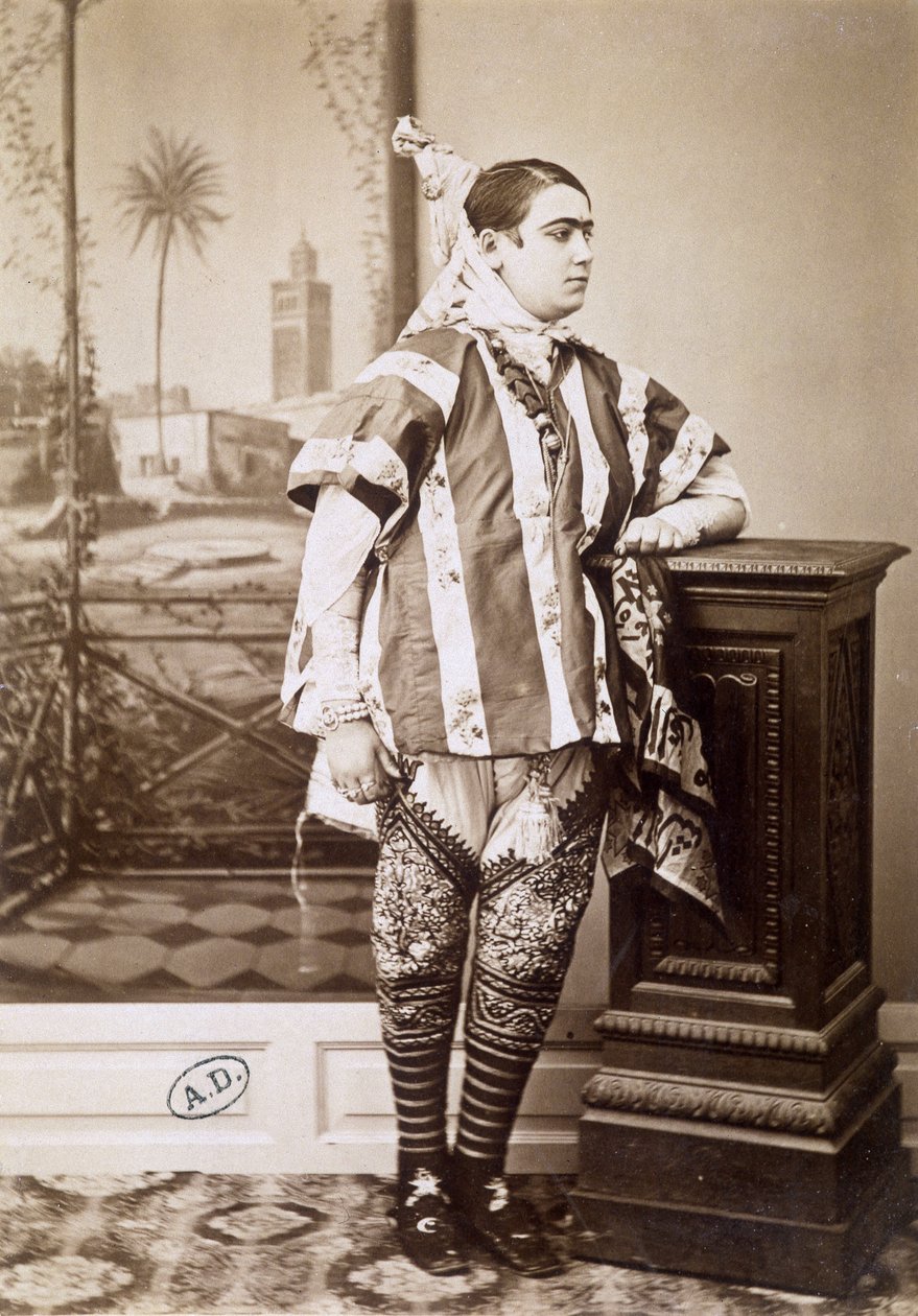 Portrett av tunisisk jødisk kvinne av Unknown photographer