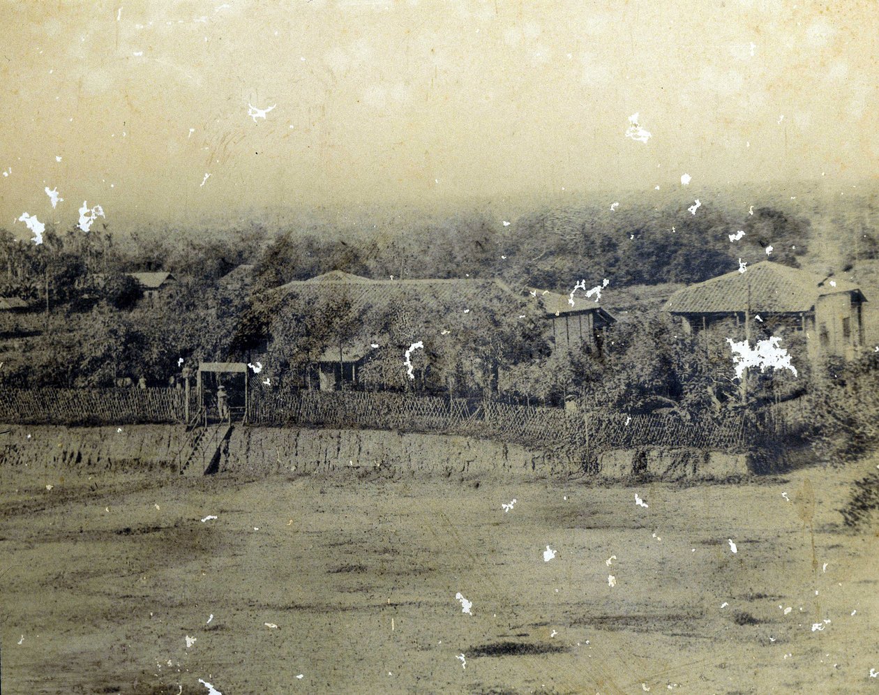 Saigon Post Building v. 1863. av Unknown photographer