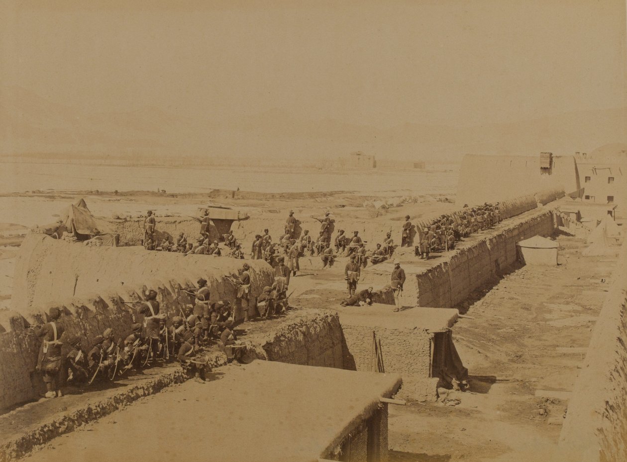 Strongpoint, Kabul 1879 (s/hvitt-bilde) av Unknown photographer