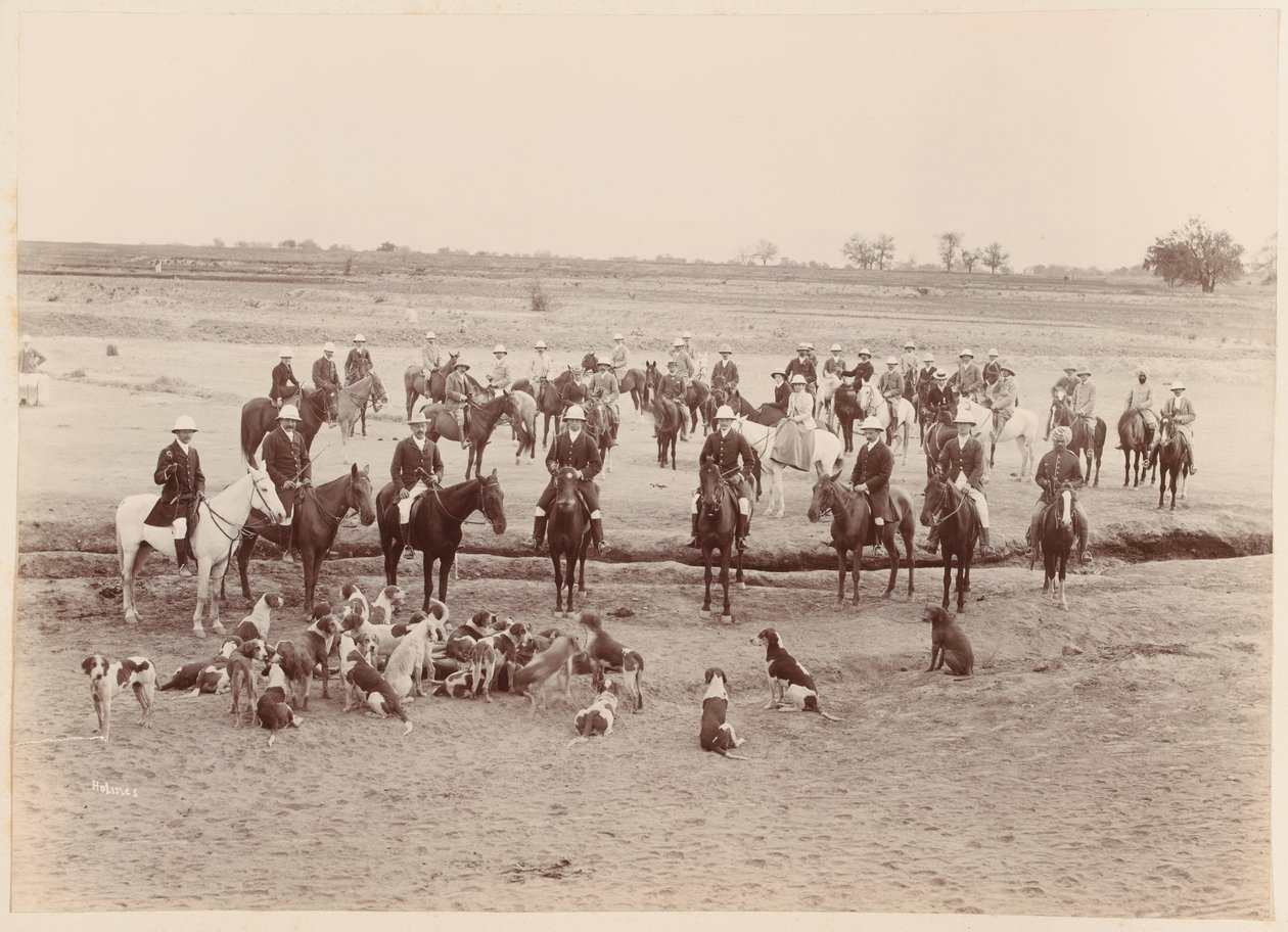 Peshawar Vale Hunt, 1896 av Unknown photographer