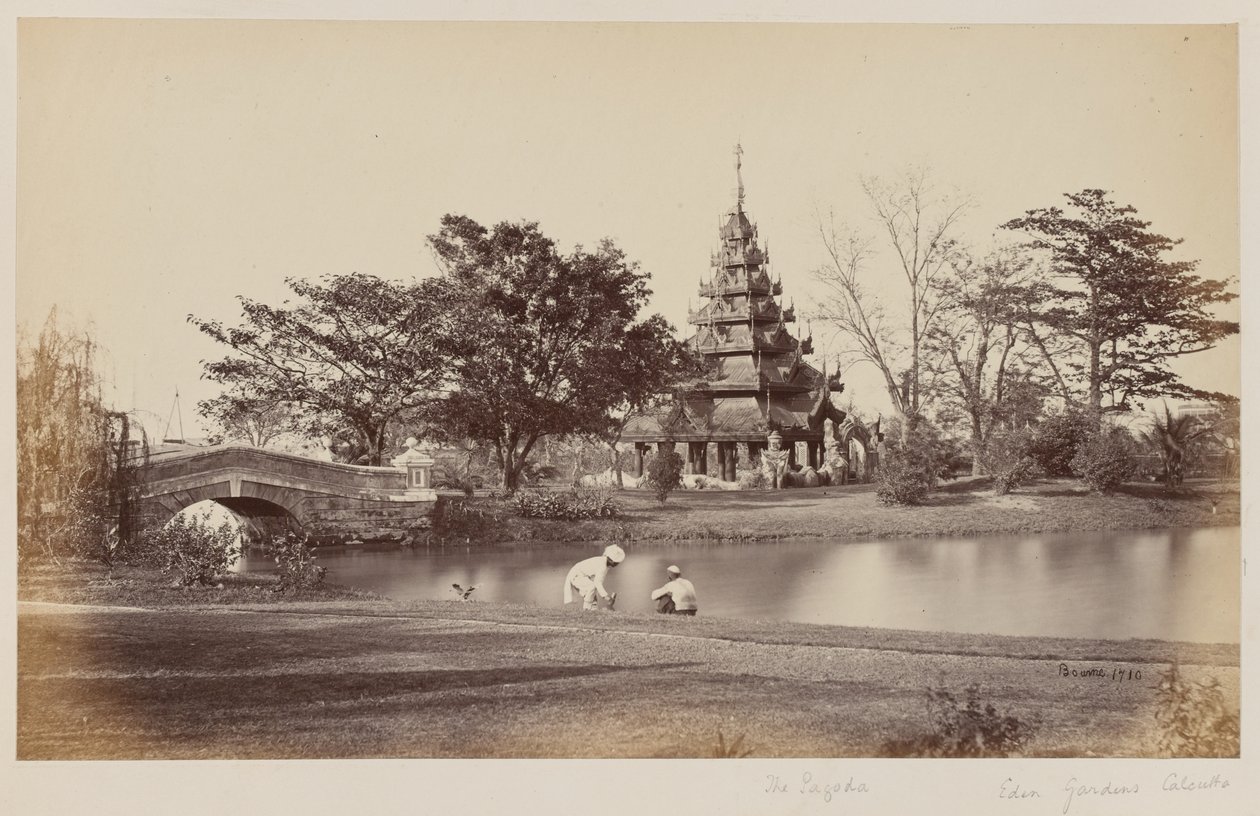 "View of Eden Gardens", Calcutta av Unknown photographer