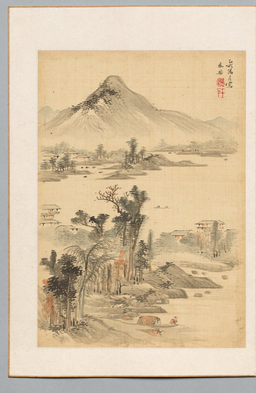 Landskap, 1815. av Uragami Shunkin