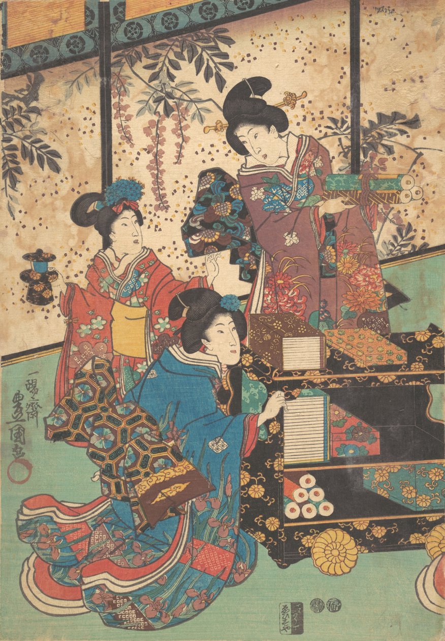 Skrive ut. av Utagawa Kunisada