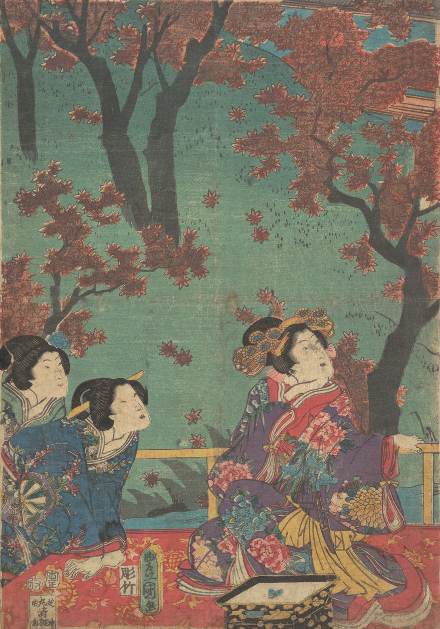 Skrive ut. av Utagawa Kunisada