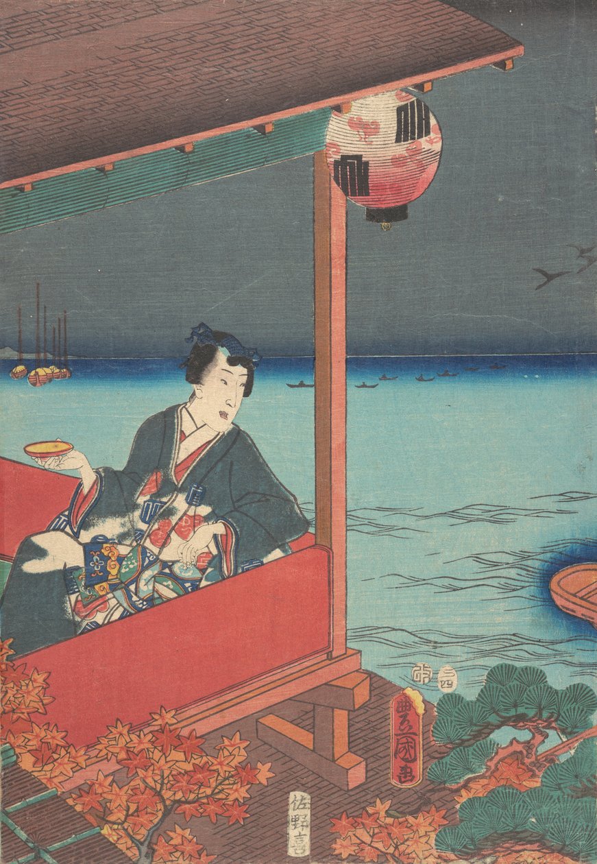 Skrive ut. av Utagawa Kunisada