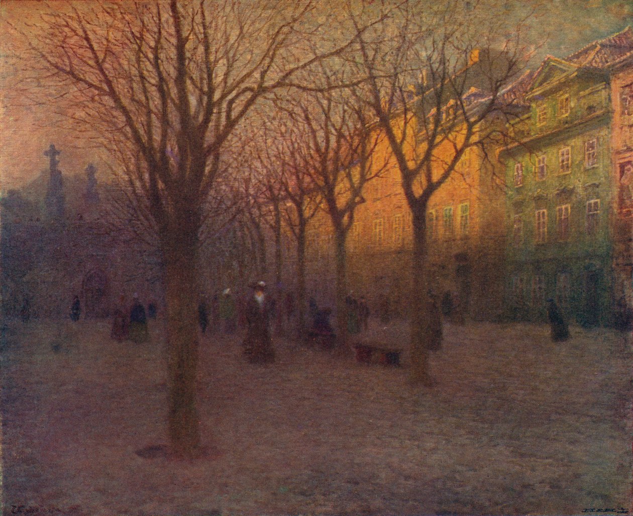 Kampa-øya, Praha, c1879-1906, 1906 av Vaclav Jansa