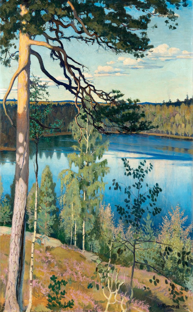 Eramaan jarvinEngelsk: Lake in the WildernessnSvenska: Sjo i odemarkenn av Vaino Blomstedt