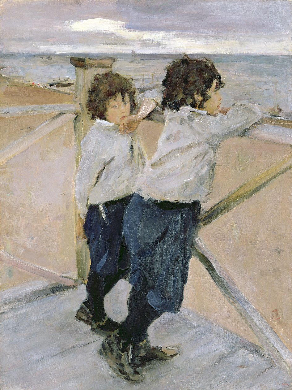 To gutter, 1899 av Valentin Aleksandrovich Serov
