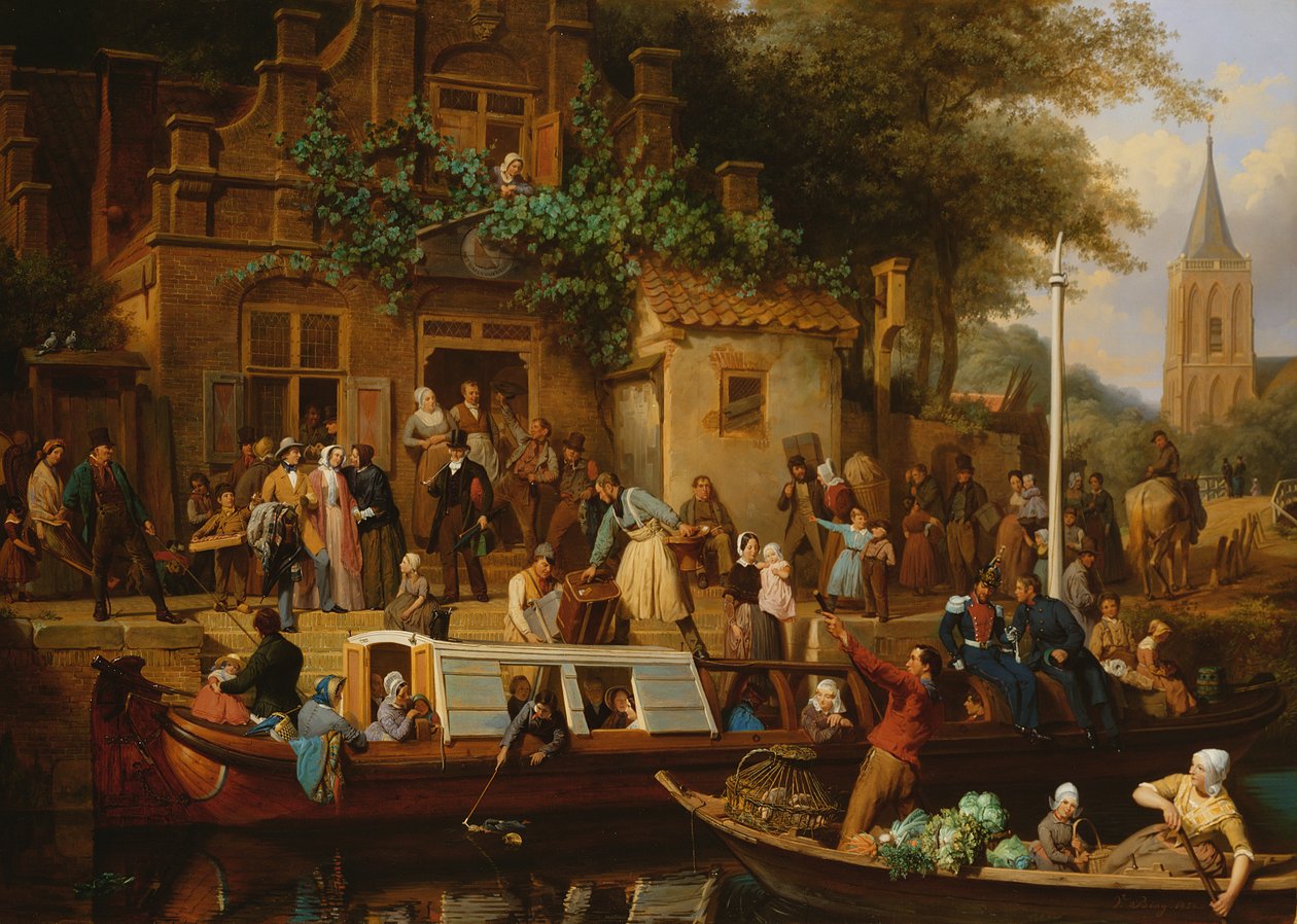 Lekterne i Utrecht, 1853 av Valentin Bing