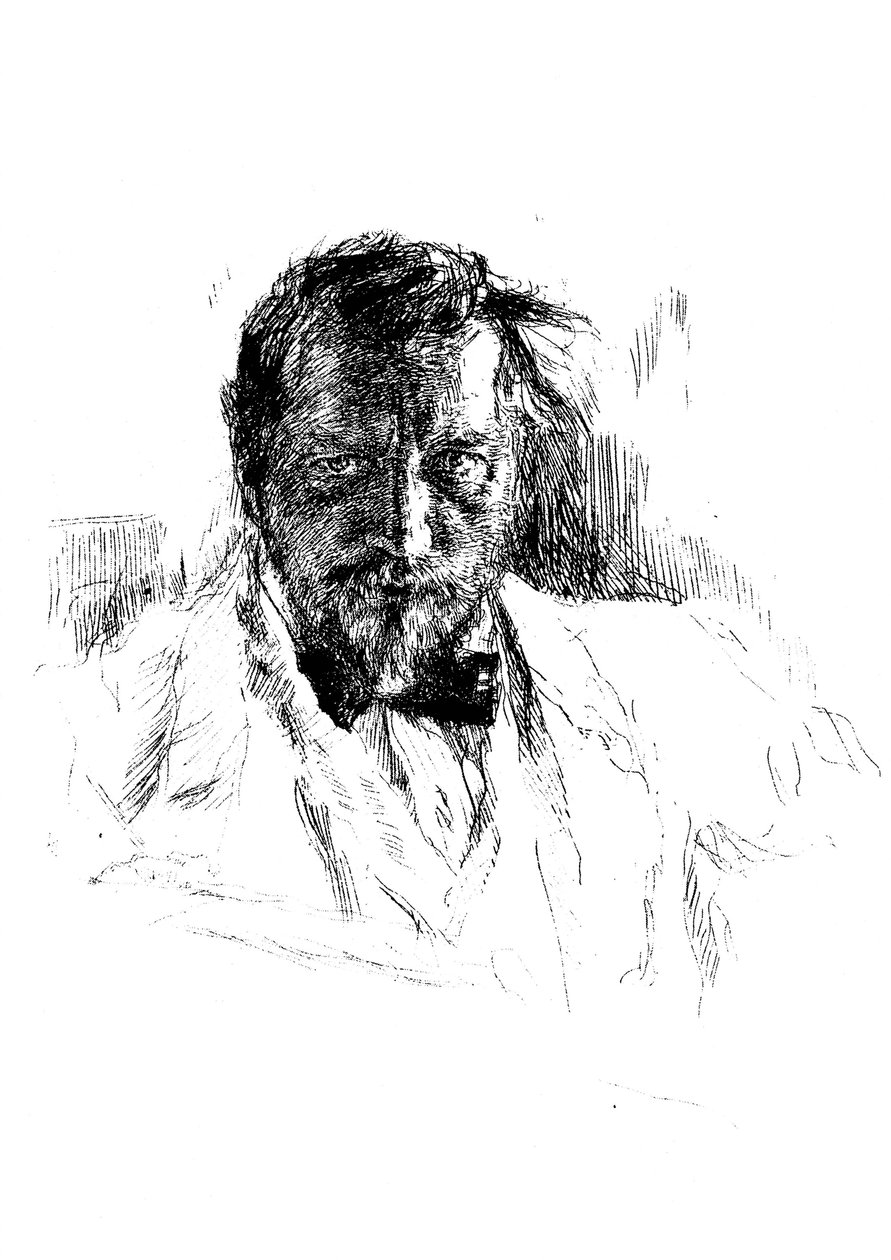Selvportrett, 1898. av Valentin Aleksandrovich Serov