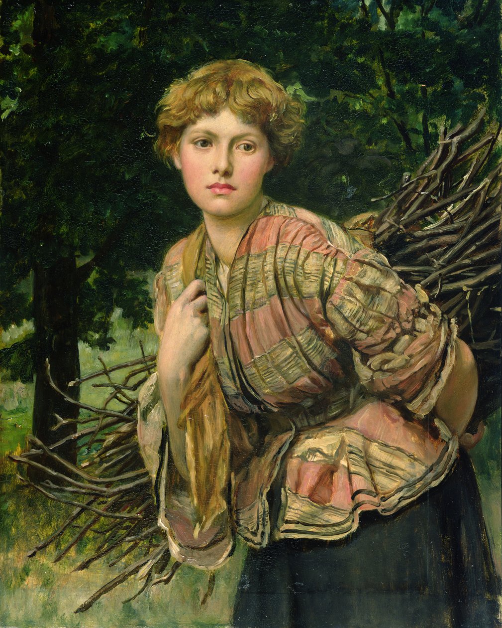 Viltvokterens datter, 1875 av Valentine Cameron Prinsep