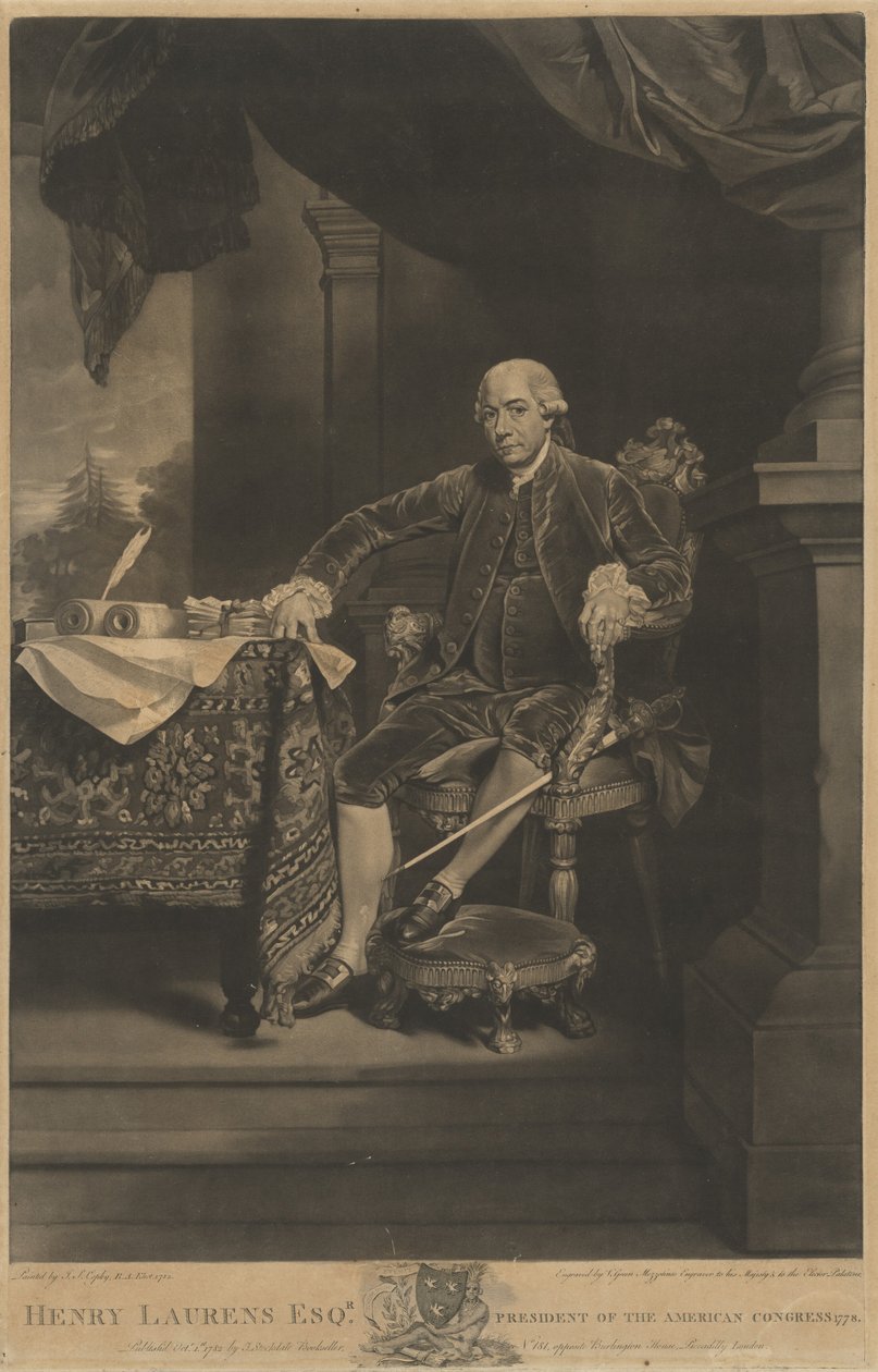 Henry Laurens, 1782. av Valentine Green