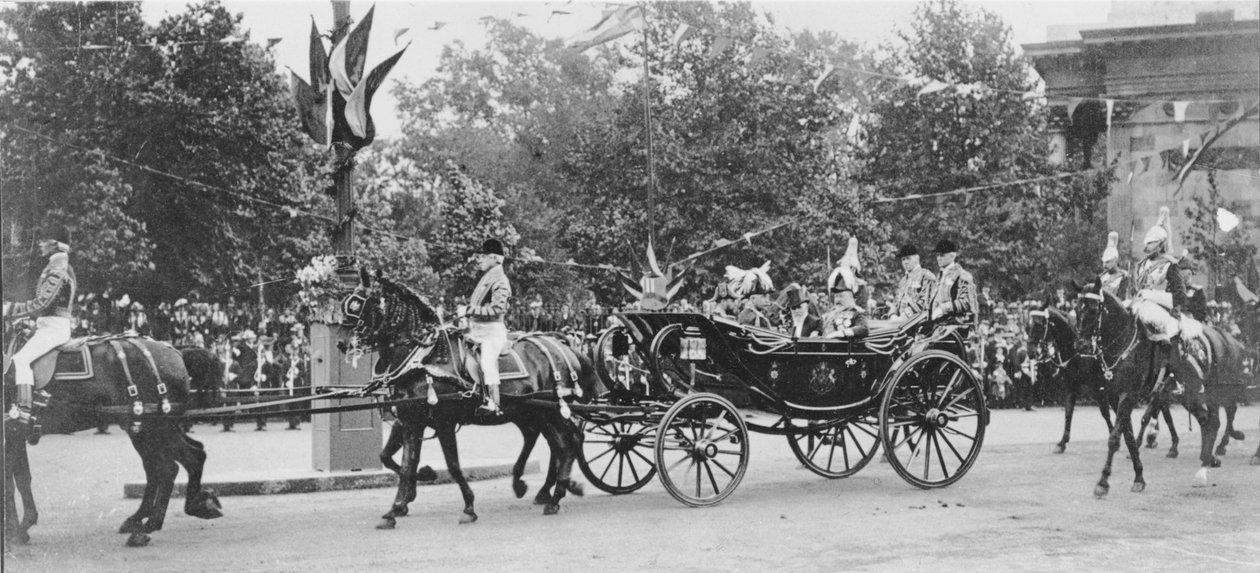 Émile Loubets ankomst til Paris, 6. juli 1903 av Valerian Gribayedoff