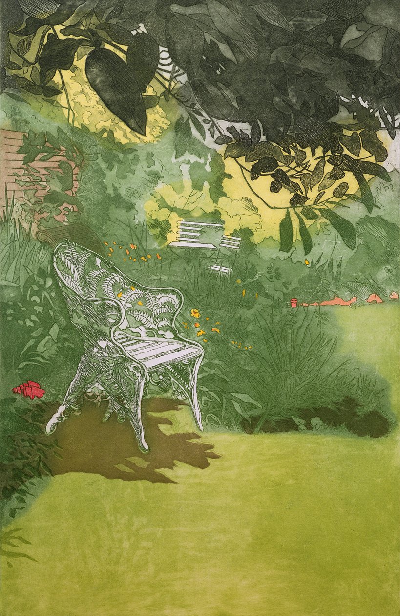 Sommerhage (trykk) av Valerie Daniel