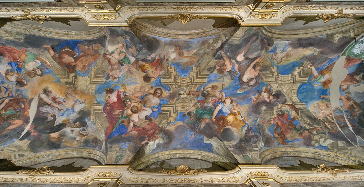 Voldtekten av Proserpina (fresco) av Valerio Castello