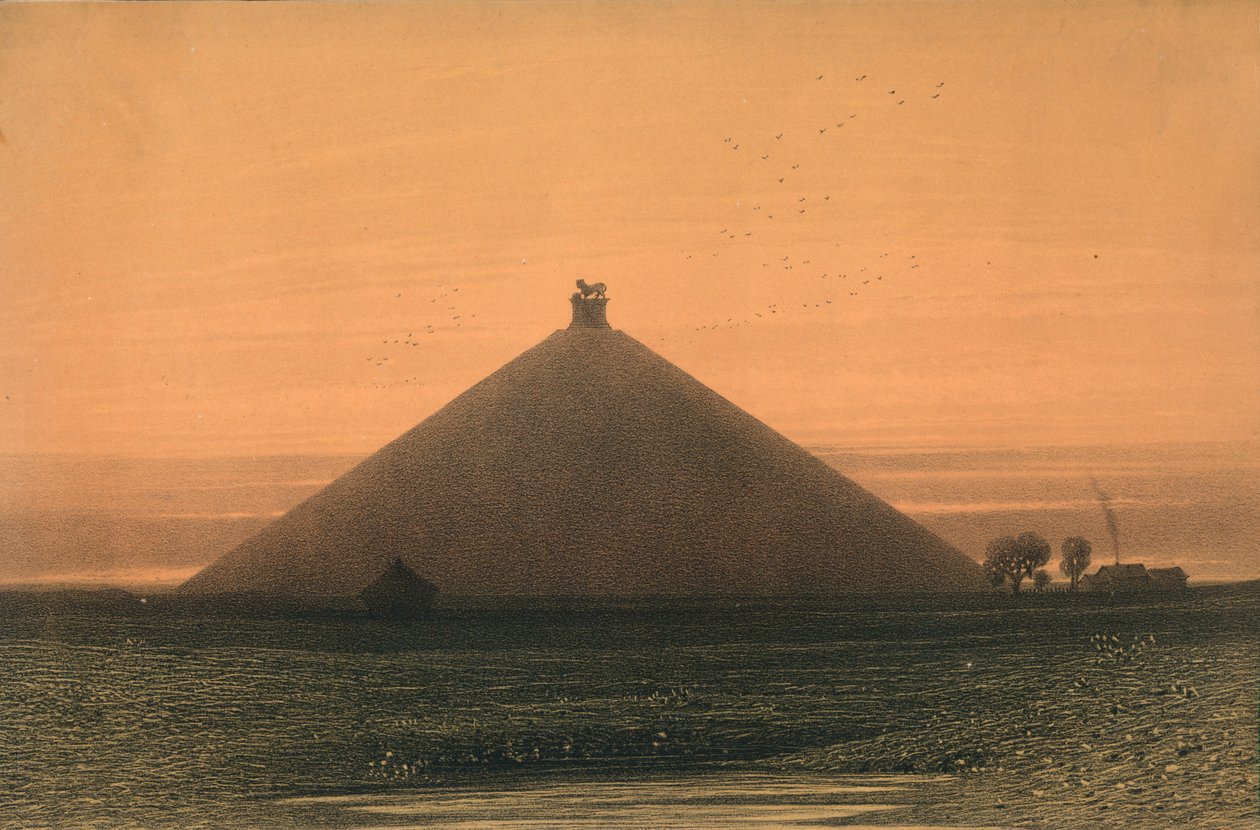 'Lion de Waterloo', midten av 1800-tallet. av Vanderhecht