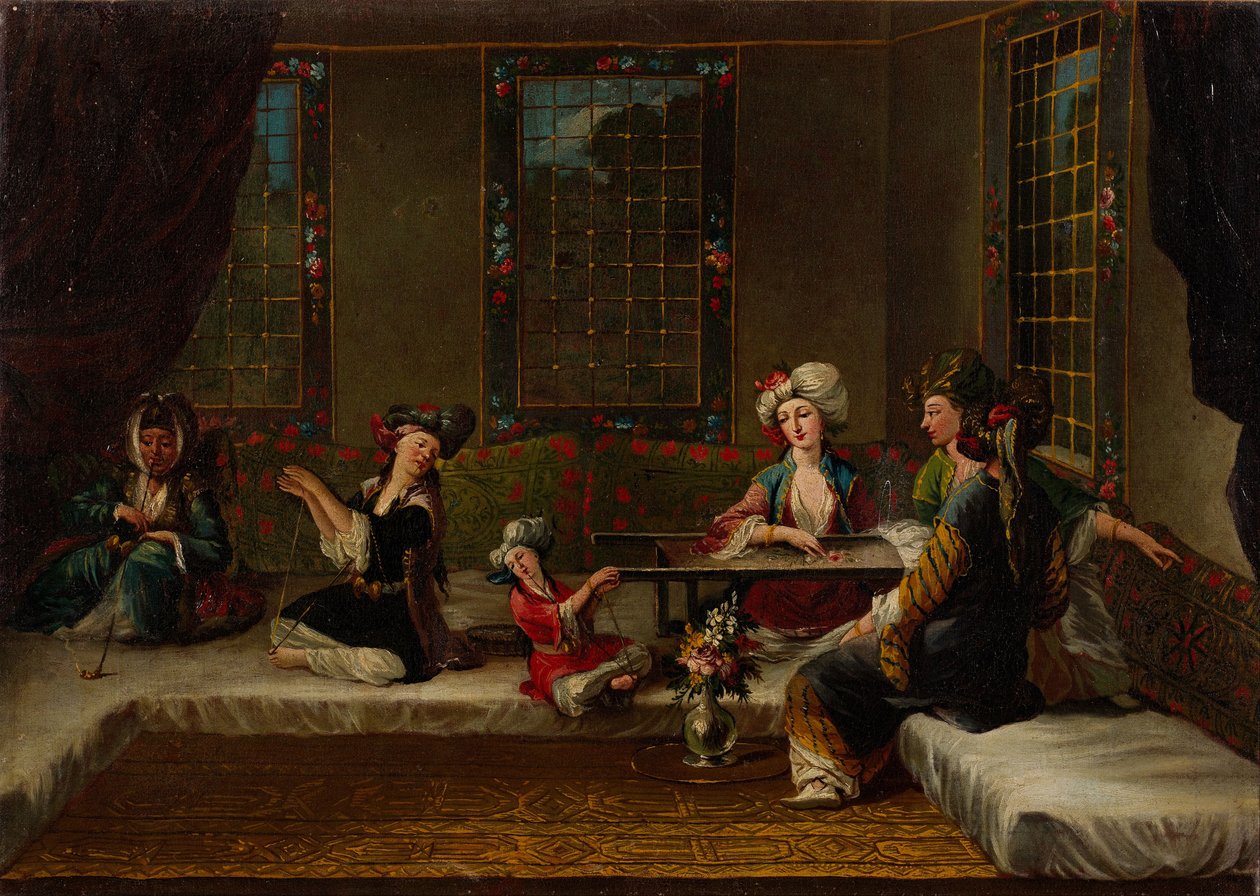 Kvinnerbrodering, 1730-årene av Vanmour