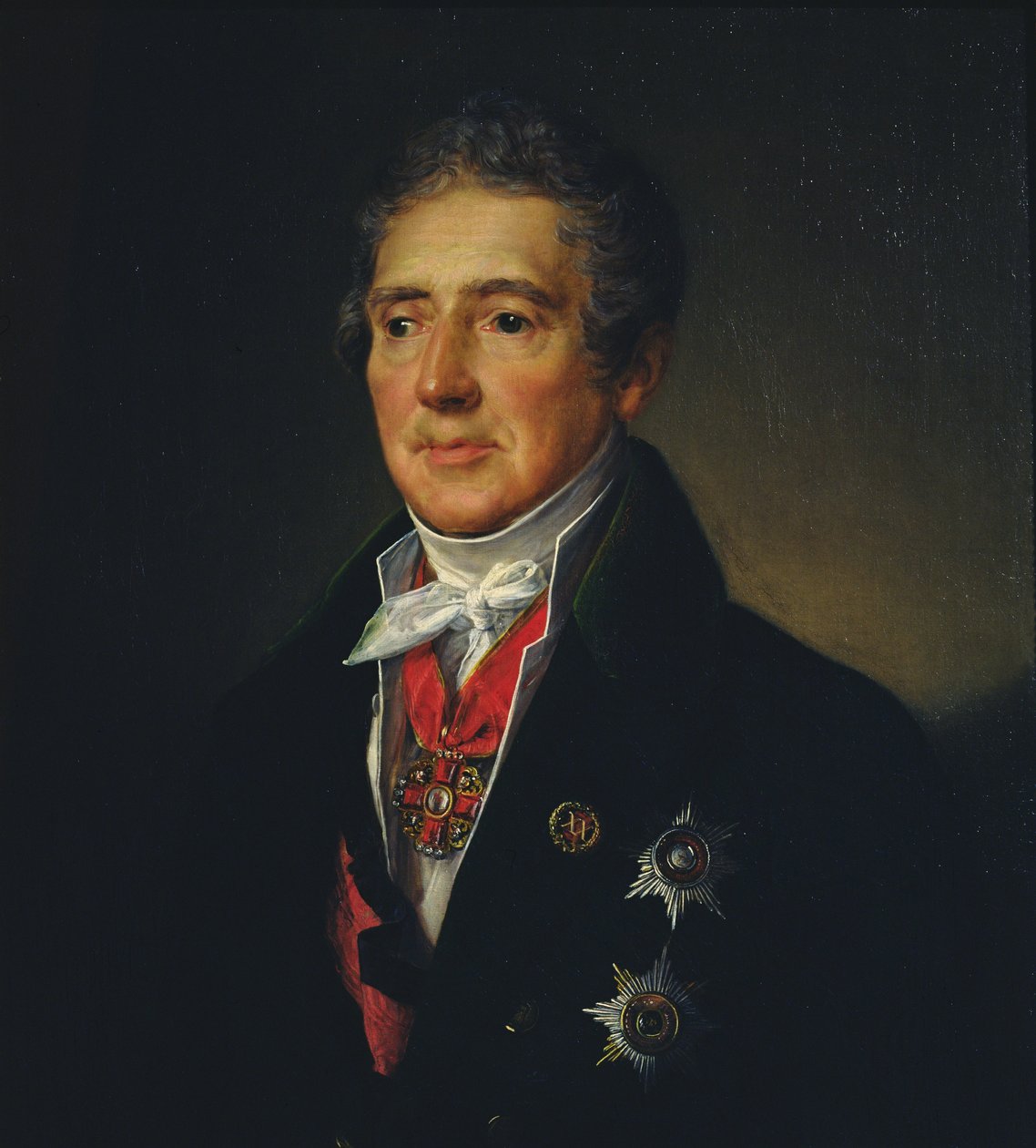 Portrett av Ivan Dmitriev, 1835 av Vasili Andreevich Tropinin