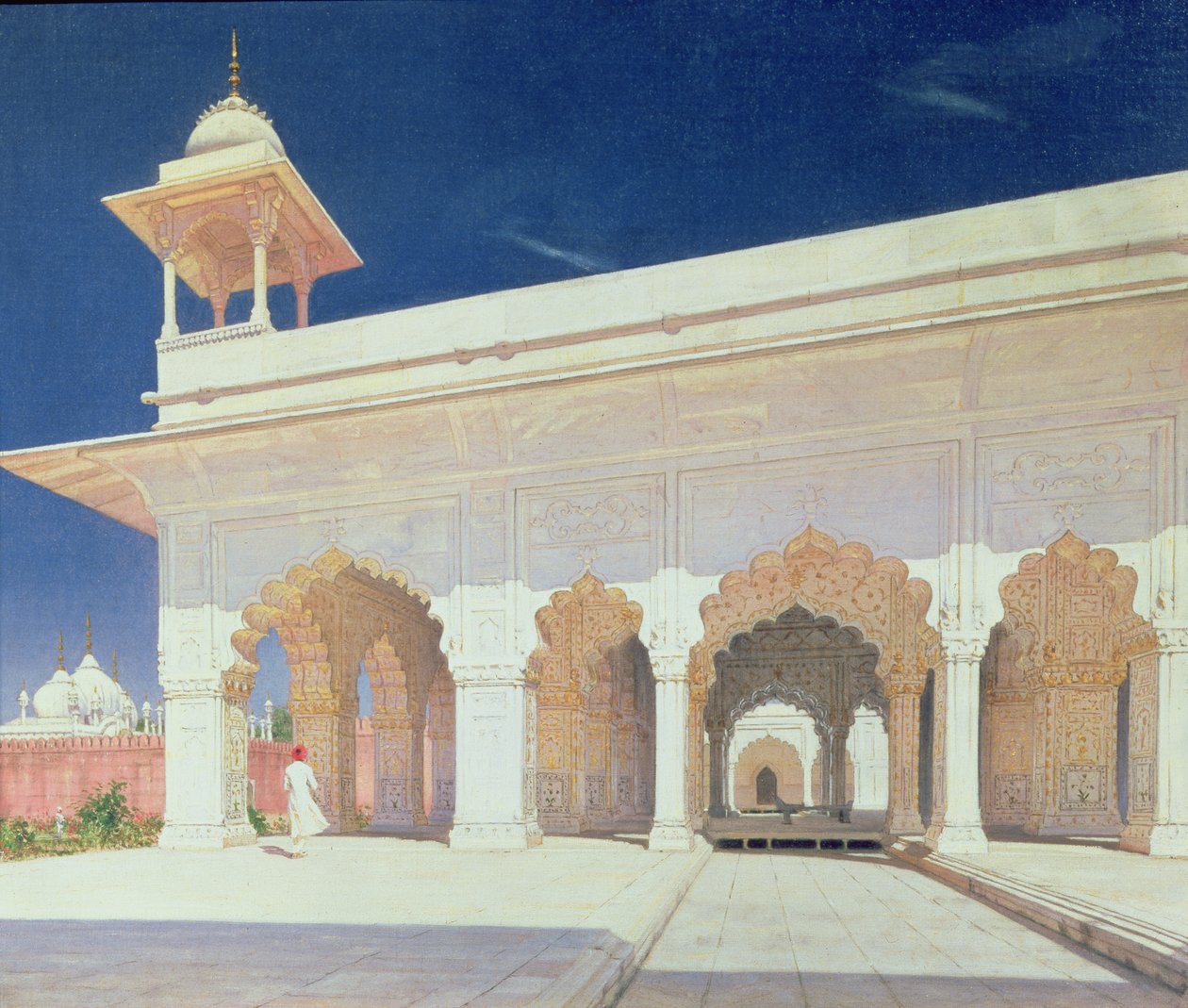 Throne Room of the Shah Jahan Fort i Delhi, 1875 av Vasili Vasilievich Vereshchagin