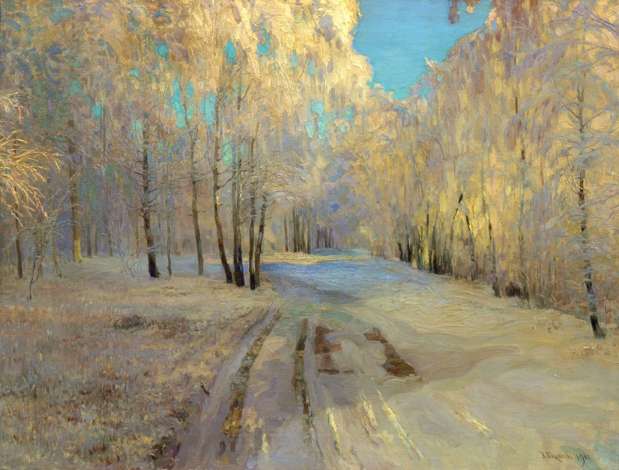 Rimfrost, 1900. av Vasili Baksheyev