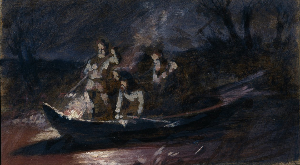Nattspydfiske, 1870-tallet av Vasili Grigorevich Perov