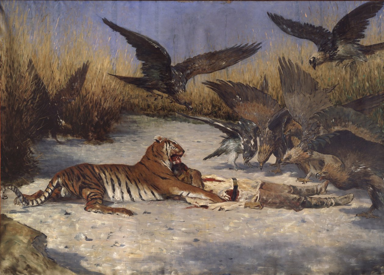 En menneskeeter, 1870-1880-årene av Vasili Vasilievich Vereshchagin