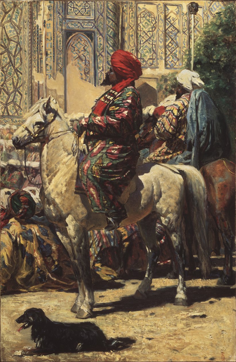 En rytter i Samarkand, 1872 av Vasili Vasilievich Vereshchagin