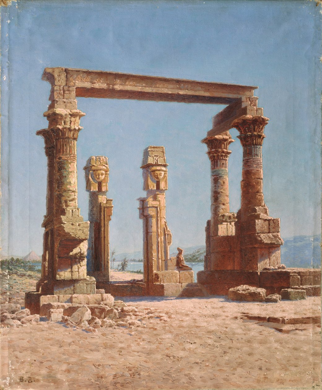 En tempelruin i Egypt av Vasili Vasilievich Vereshchagin
