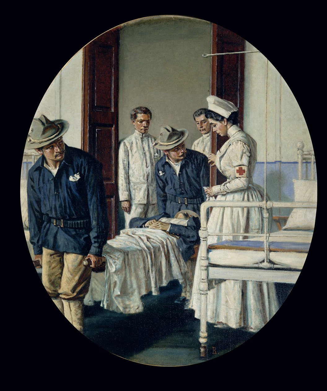 På et militærsykehus av Vasili Vasilievich Vereshchagin