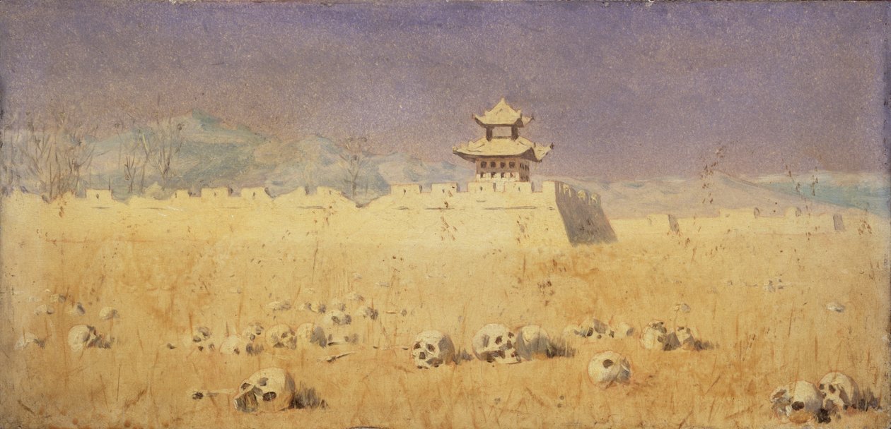 Ruins in Chuguchak, Xinjiang, 1869 av Vasili Vasilievich Vereshchagin