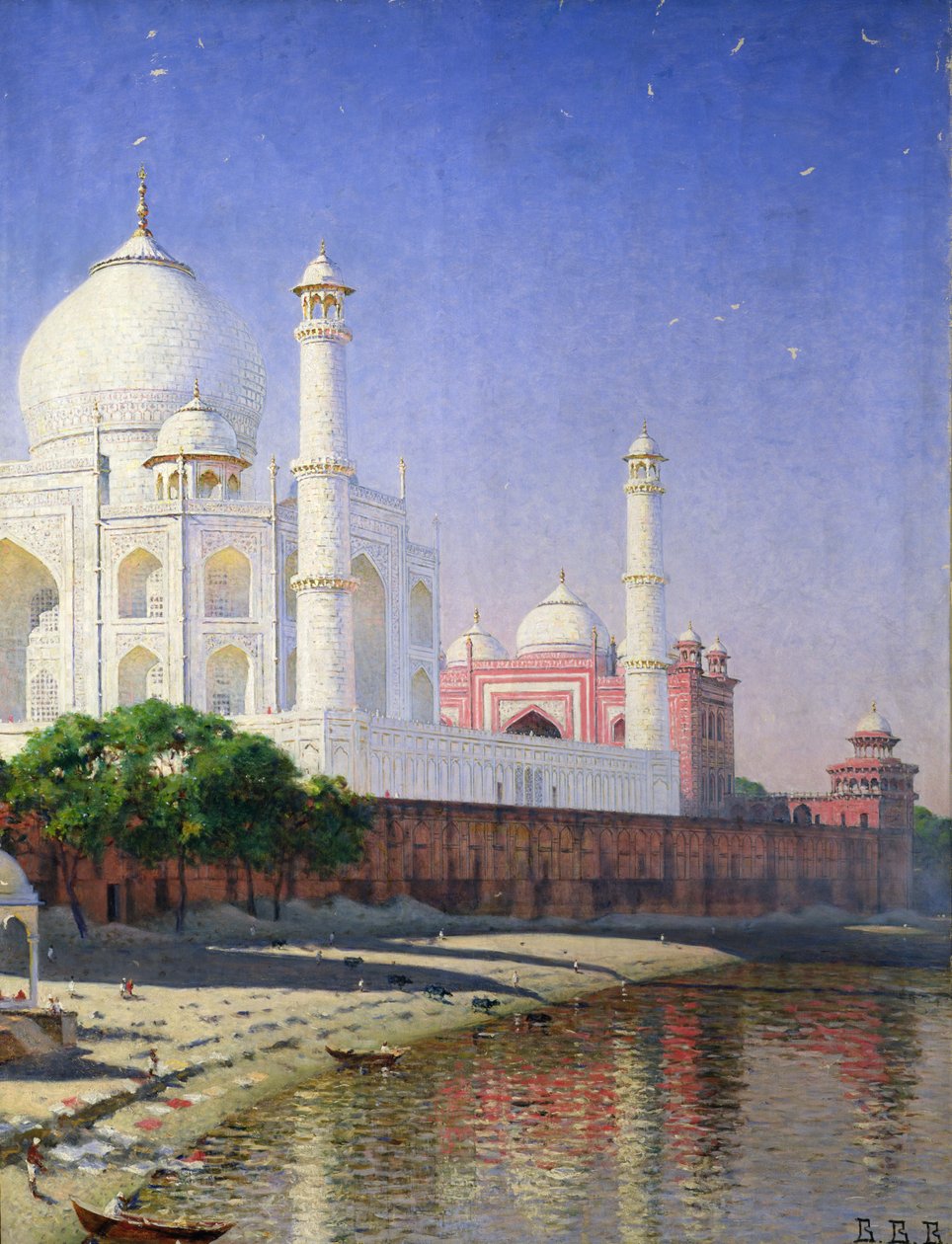 Taj Mahal (olje på lerret) av Vasili Vasilievich Vereshchagin