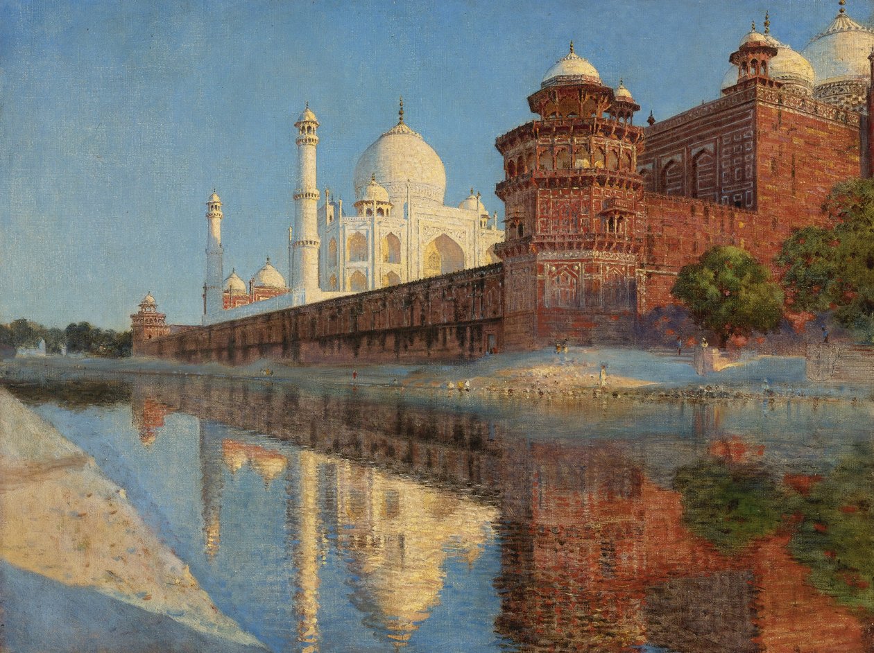 Taj Mahal. Kveld av Vasili Vasilievich Vereshchagin