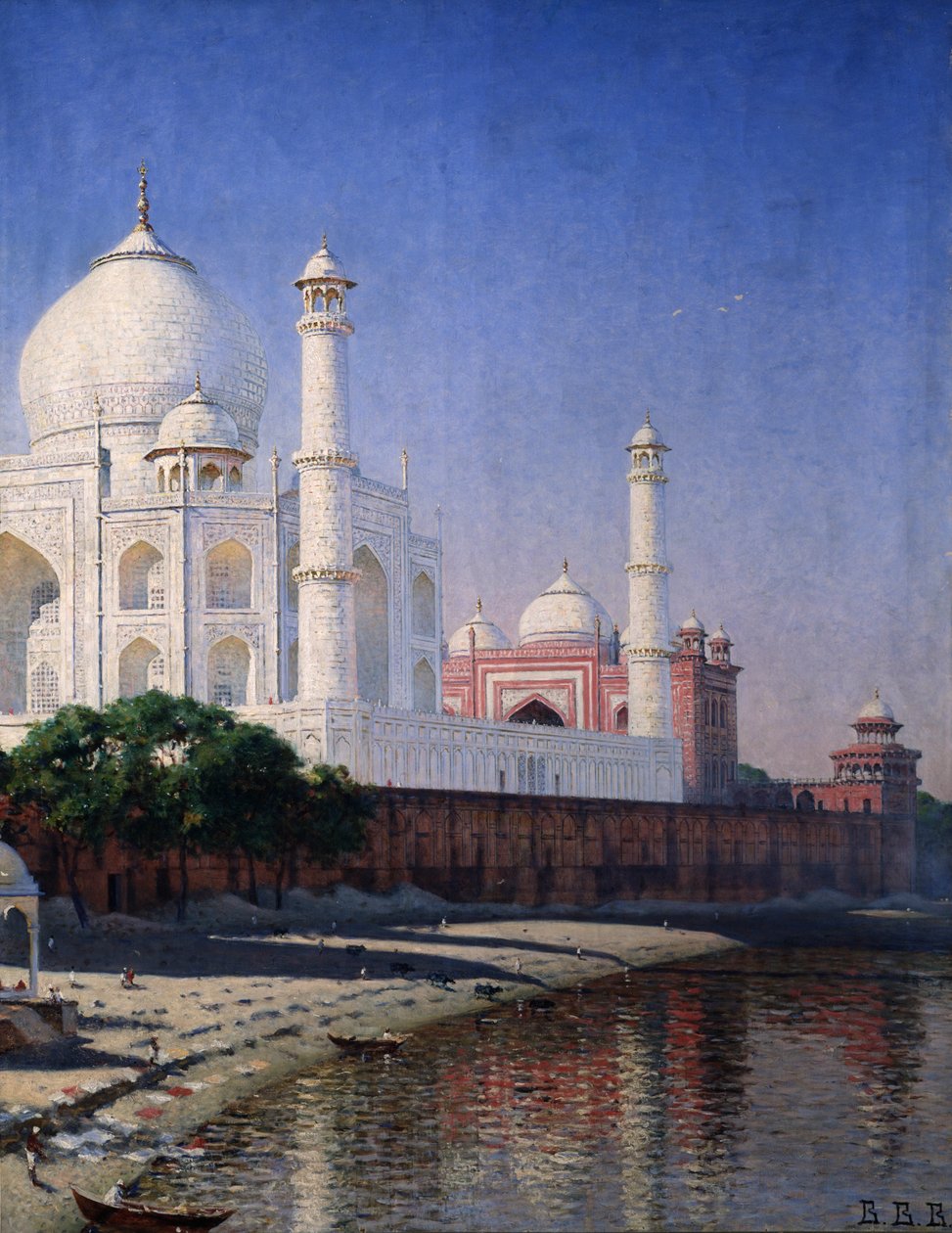 Taj Mahal i Agra av Vasili Vasilievich Vereshchagin