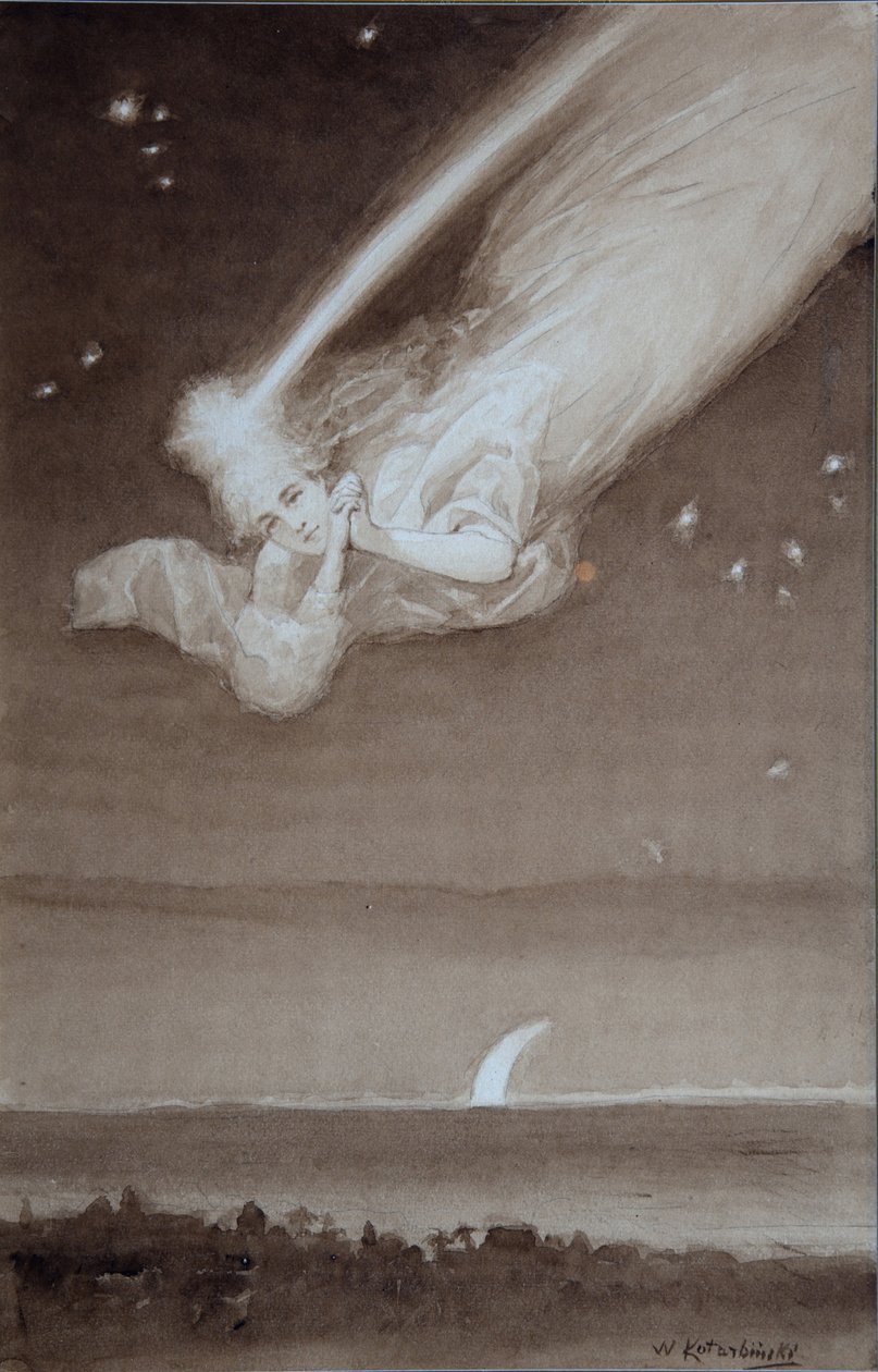 Fallende stjerne, 1910-tallet av Vasilii Kotarbinsky