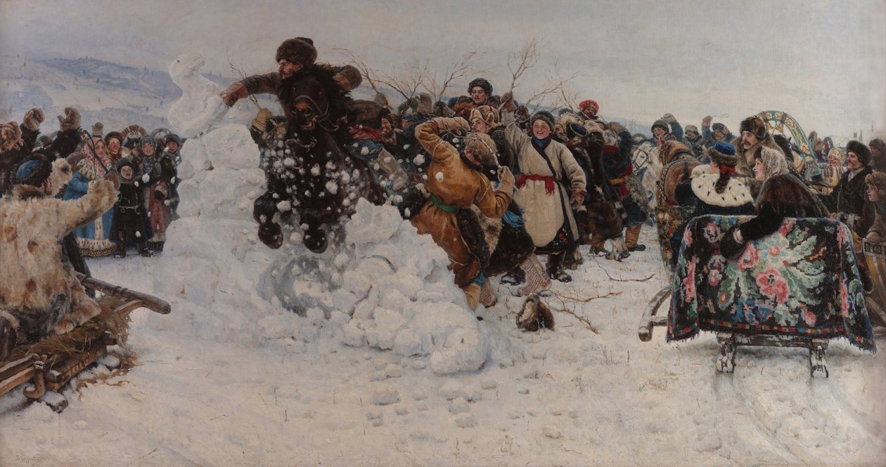 Tar en snøby av Vasilij Ivanovic Surikov