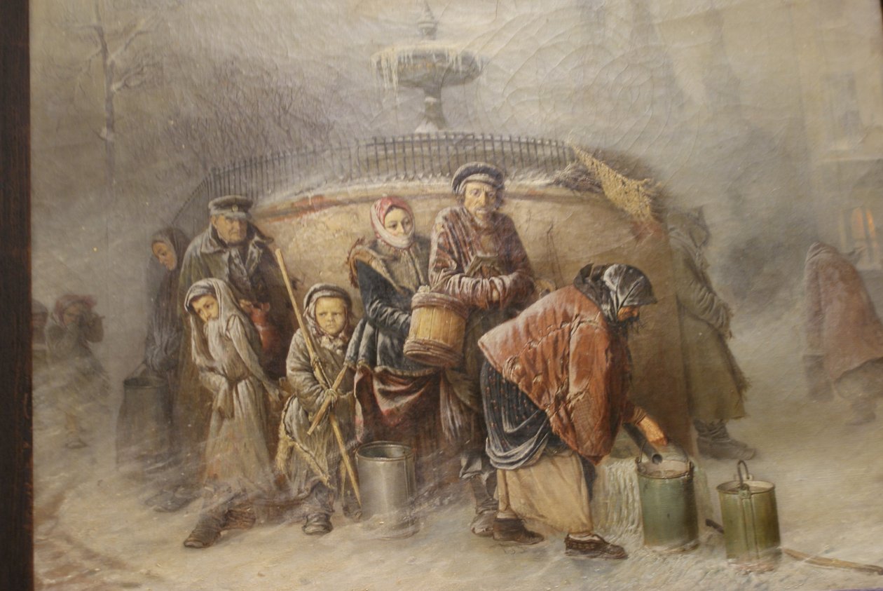 V. Perov. Ocherednaya g bassejna av Vasili Grigorevich Perov